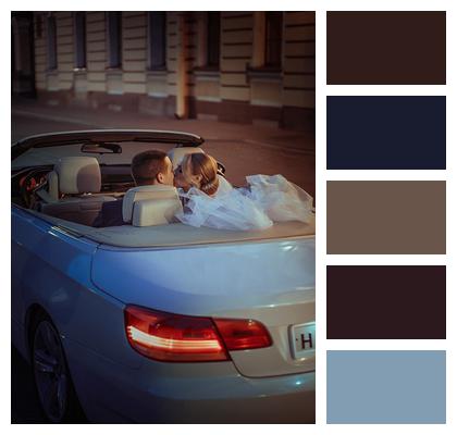 Car Cabriolet Bride Car Wedding Bride Image